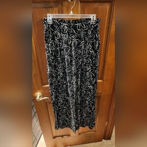 Kirious Black Floral Pants